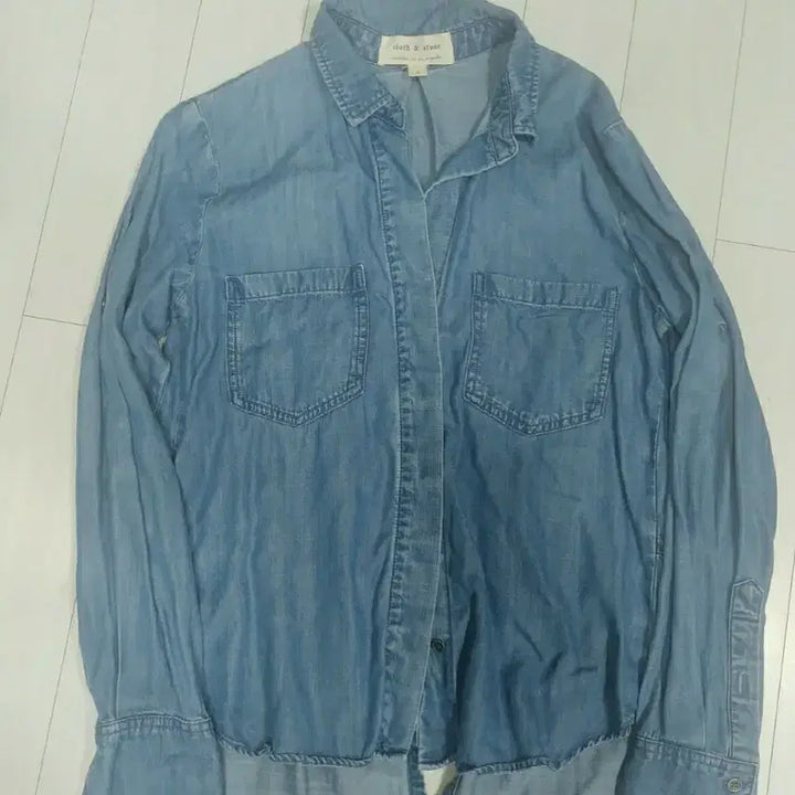 [BUNJANG] Closs &amp; Stone Denim Long Sleeve Shirt / 클로스앤스톤 데님 셔츠 긴팔