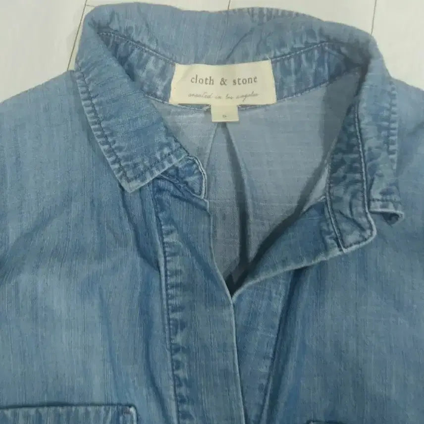 [BUNJANG] Closs &amp; Stone Denim Long Sleeve Shirt / 클로스앤스톤 데님 셔츠 긴팔