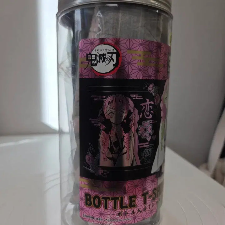 [BUNJANG] Demon Slayer Mitsuri Kanroji Bottle T-Shirt (Free Size) / 귀멸의칼날 칸로지 미츠리 보틀 티셔츠 F