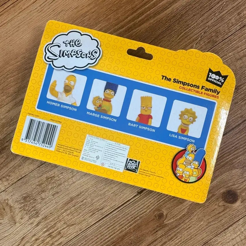 [BUNJANG] The Simpsons Family Character Figure Set (Sealed) / 심슨 가족 캐릭터 피규어 세트