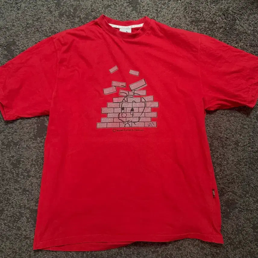 [BUNJANG] MF Majah Flahvah x Dooly Collaboration T-Shirt Vintage / 빈티지 MF Majah Flahvah 둘리 콜라보 티셔츠 90-00s
