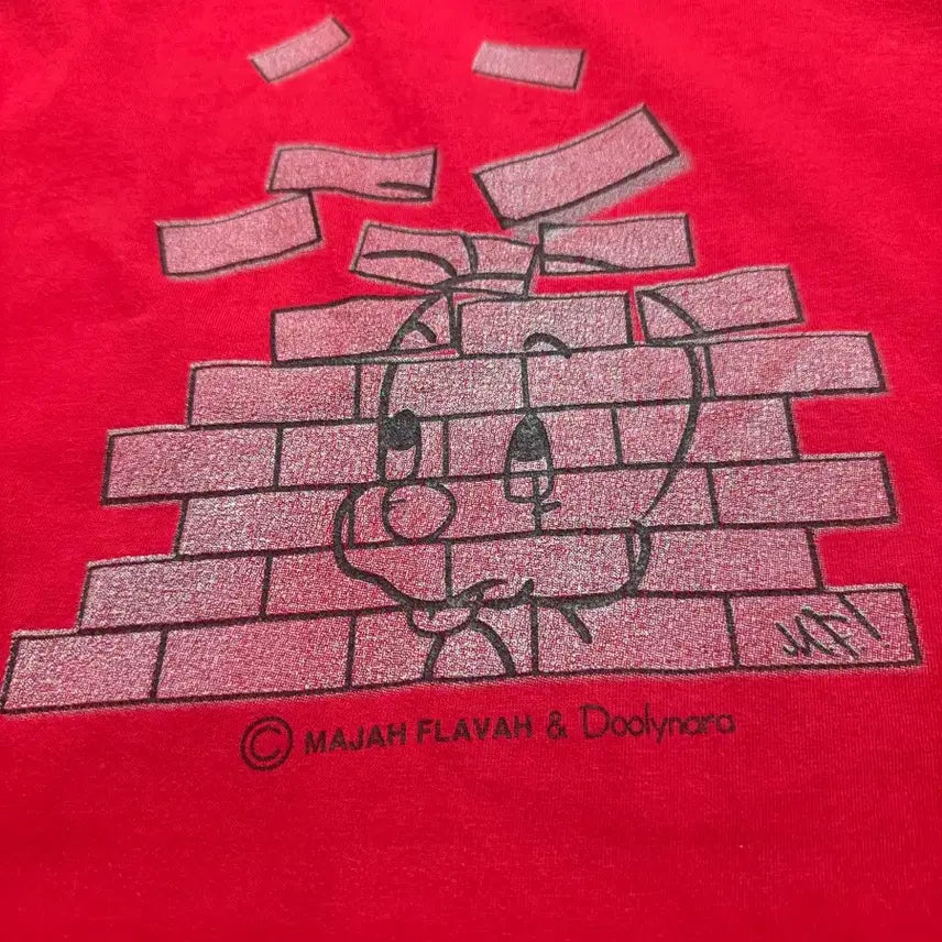 [BUNJANG] MF Majah Flahvah x Dooly Collaboration T-Shirt Vintage / 빈티지 MF Majah Flahvah 둘리 콜라보 티셔츠 90-00s