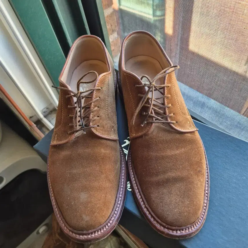 [BUNJANG] Alden 29336F Snuff Suede Derby / 알든 29336f 스너프 스웨이드 더비 8e