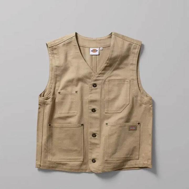 [BUNJANG] Dickies Chore Vest Khaki / 디키즈 초어 베스트 Khaki