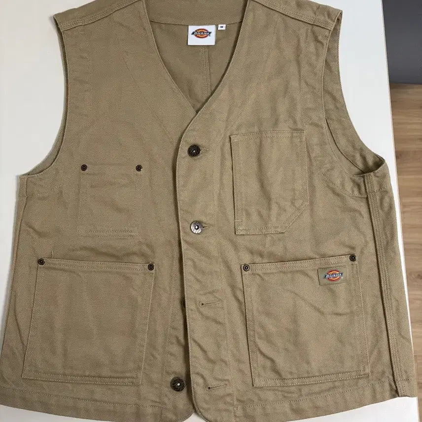 [BUNJANG] Dickies Chore Vest Khaki / 디키즈 초어 베스트 Khaki