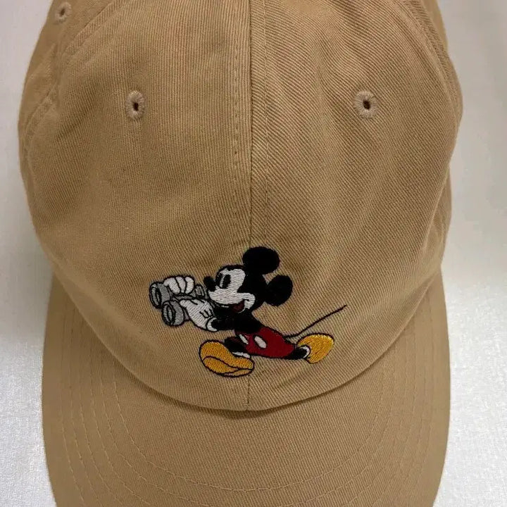 [BUNJANG] Disney Mickey Mouse Baseball Cap Beige / 미키마우스 캡모자 베이지색
