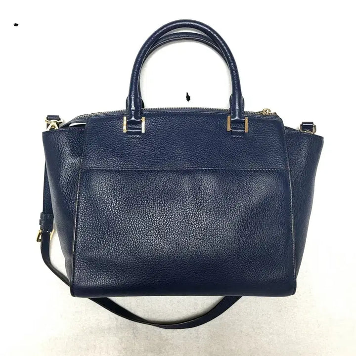 [BUNJANG] Michael Kors Medium Navy Leather Tote Shoulder Crossbody Bag / 정품)마이클코어스 가방