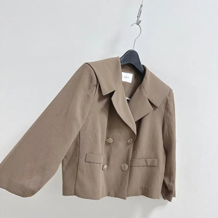 [BUNJANG] Bluesid Double Button Linen Jacket / 제평 블루아이디 더블버튼 린넨 자켓