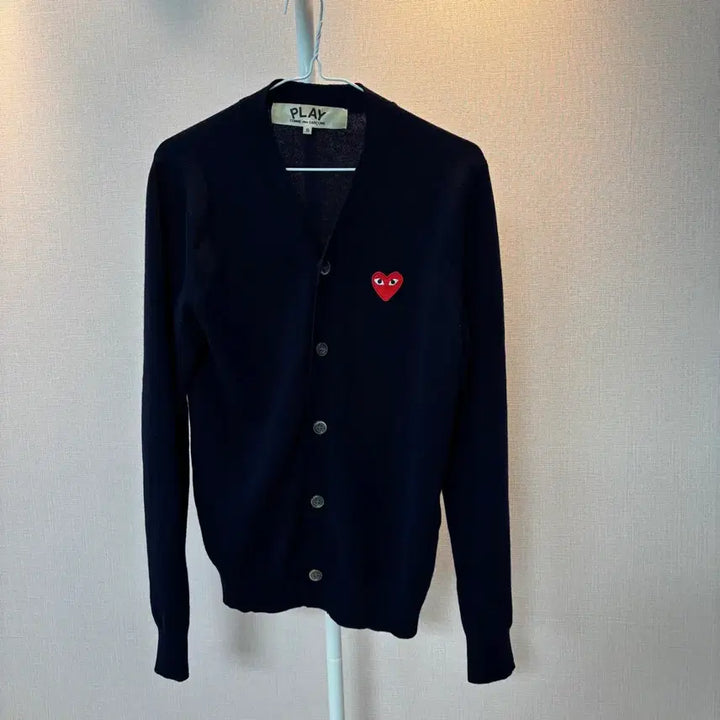 [BUNJANG] Comme des Garçons Cardigan Navy S / 꼼데가르송 가디건 네이비 S 100