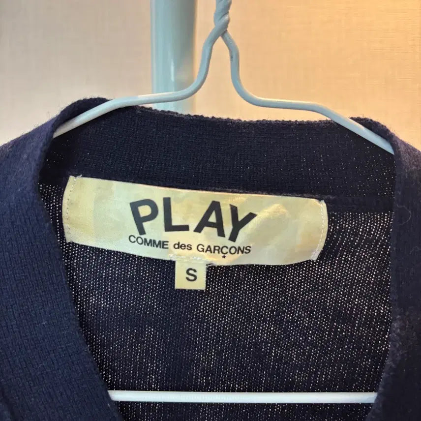[BUNJANG] Comme des Garçons Cardigan Navy S / 꼼데가르송 가디건 네이비 S 100