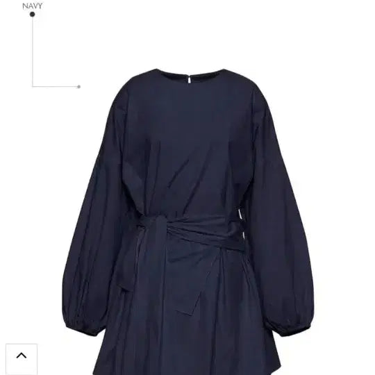 [BUNJANG] Dint Strap Layered Dress (Navy) / 딘트 스트랩 레이어드 원피스(네이비)새상품