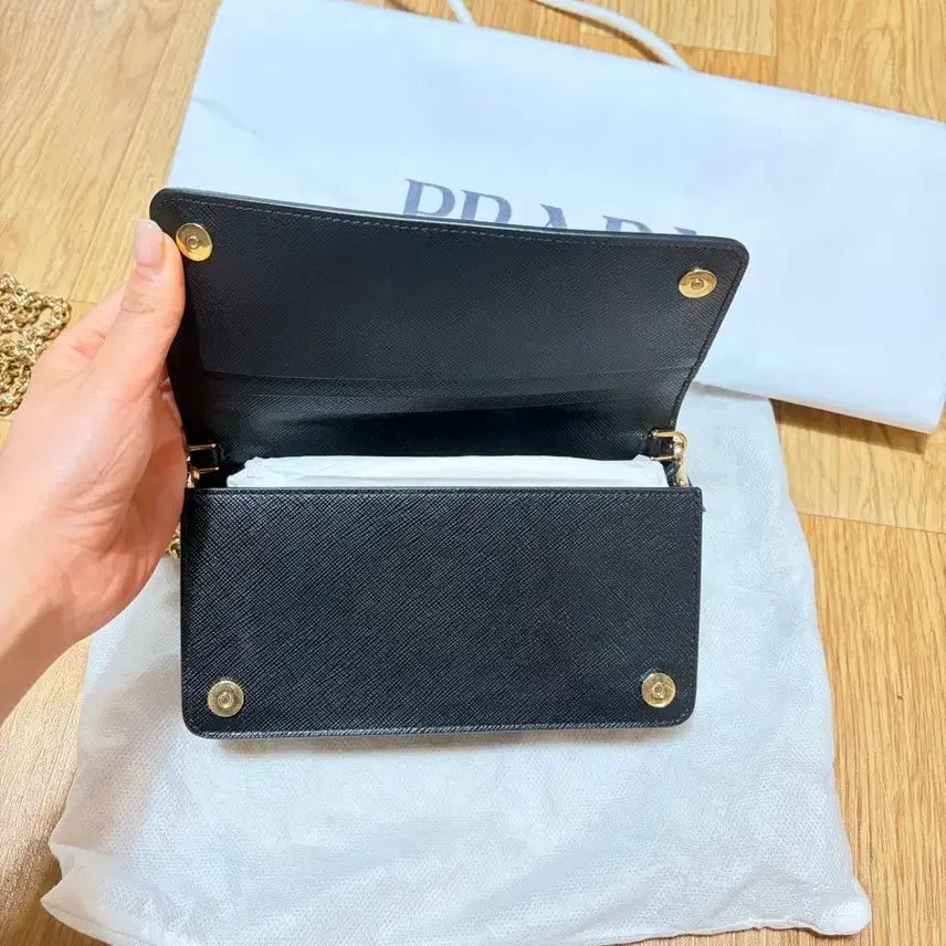 [BUNJANG] Prada Saffiano Mini Bag Black / 프라다 사피아노 미니백 블랙