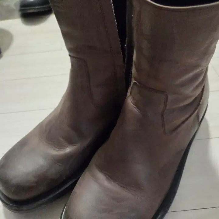 [BUNJANG] MMRB Crack Boots Brown 255 / mmrb 크랙 부츠 브라운 255