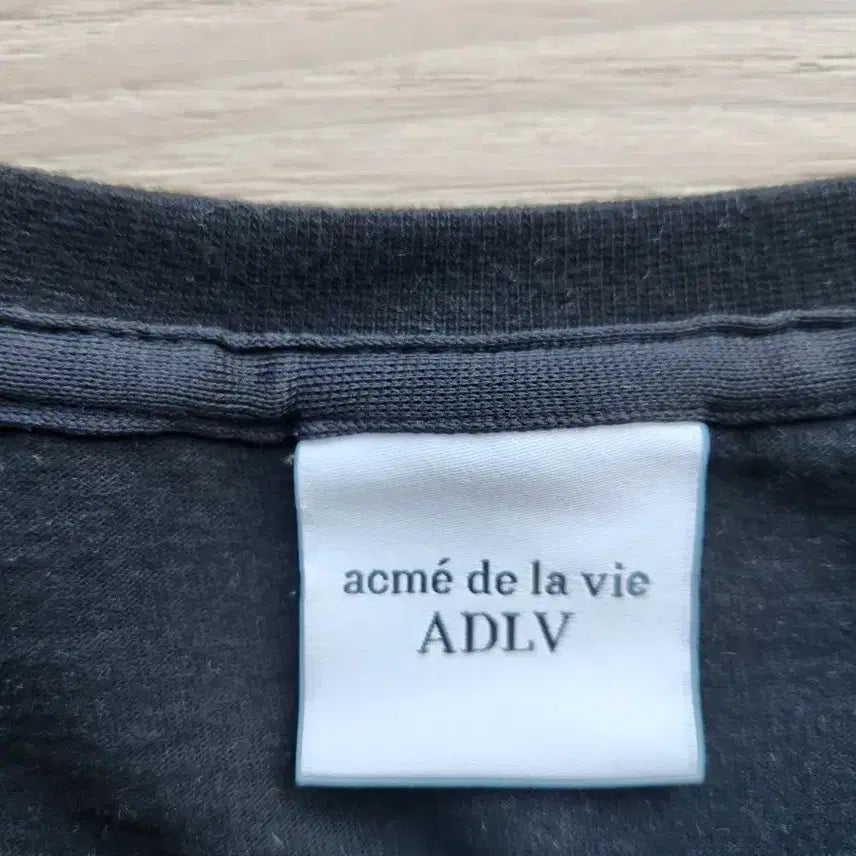 [BUNJANG] ADLV Donut Short Sleeve T-Shirt Black Size 2 / 아크메드라비 ADLV 도넛 반팔티 블랙 2사이즈