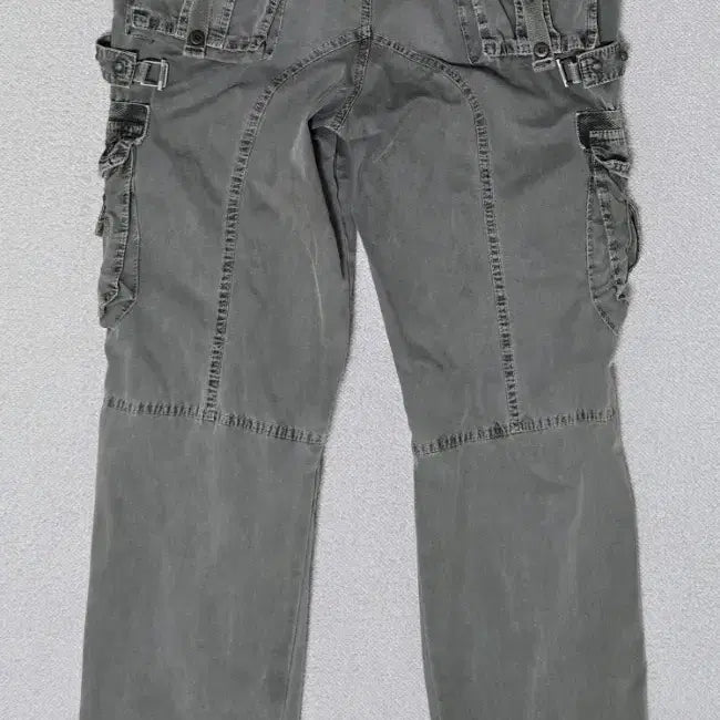 [BUNJANG] B.W Cheng Washed Cargo Pants / B.W 쳉 카고 워싱 팬츠