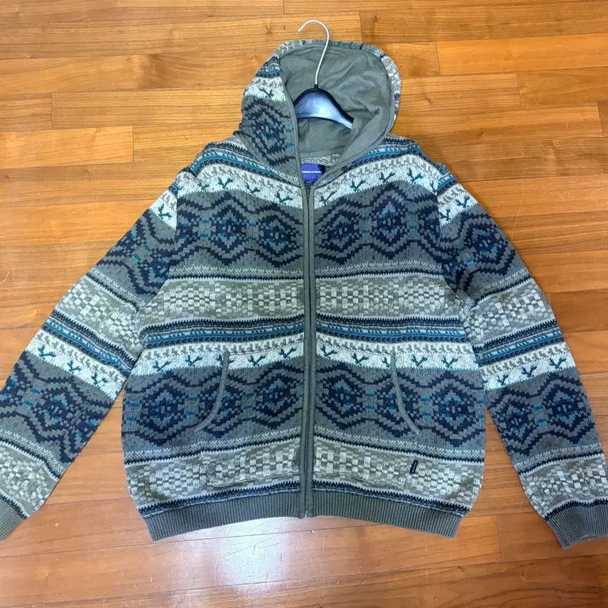 [BUNJANG] thisisneverthat Knit Hooded Zip-Up L / 디스이즈네버댓 니트 후드집업 L