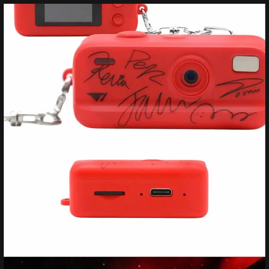 [BUNJANG] T1 Mini Memory Camera (Red) + Photocard (Choose 1) / T1 티원 카메라(레드)+포카(택1) 택포