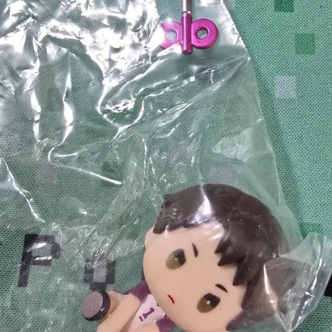 [BUNJANG] Haikyuu!! Wakatoshi Ushijima Wind-Up Doll Figure / 하이큐 가챠 태엽 인형 피규어 우시지마