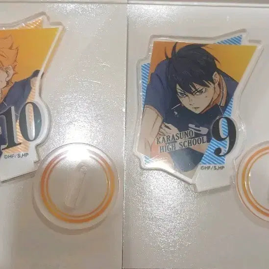 [BUNJANG] Haikyuu!! Hinata Kageyama Acrylic Stand Set / 하이큐 히나타 카게야마 다이소 아크릴 스탠드 세트