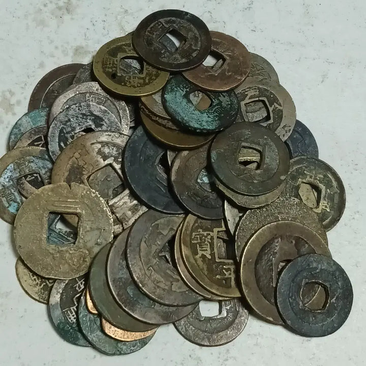 [BUNJANG] Joseon Sangpyeong Tongbo Coin Set (49 Pieces) / 조선 상평통보 D.P용 49점 분양