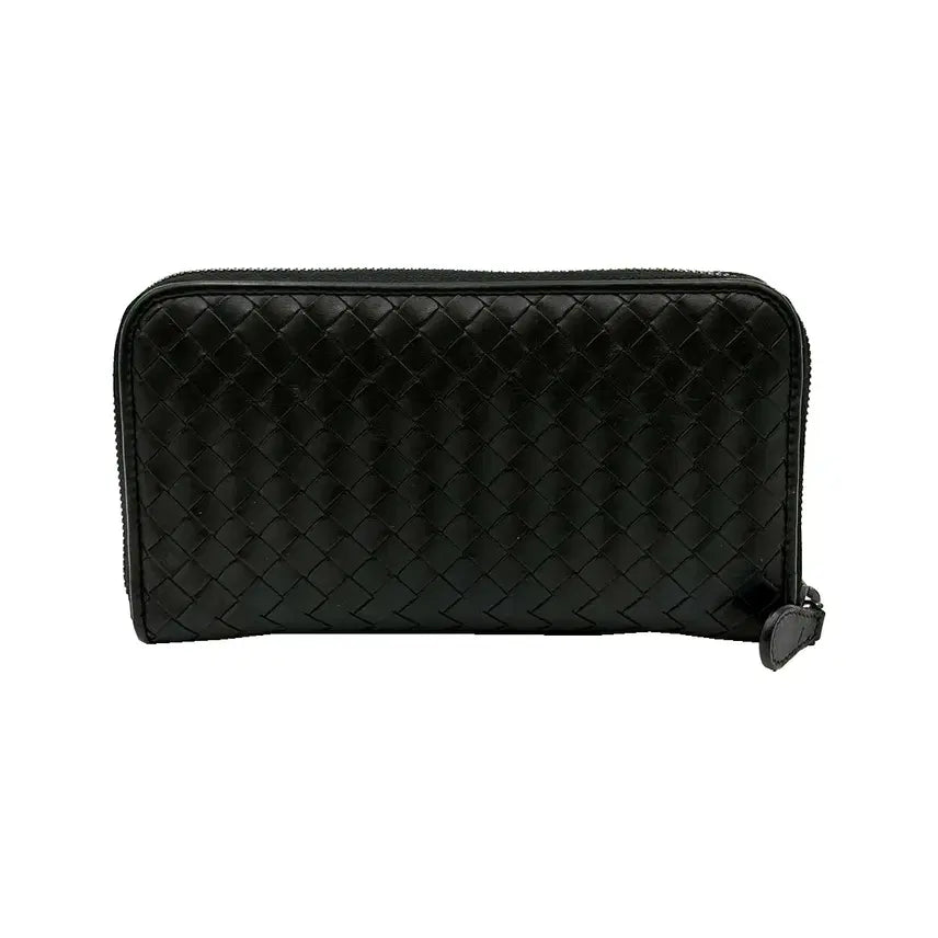 [BUNJANG] Bottega Veneta Black VN Calfskin Zip Around Long Wallet / 보테가베네타 510643 블랙 VN 카프스킨 지퍼 어라운드 장지갑