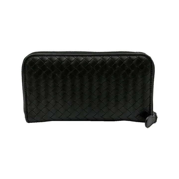 [BUNJANG] Bottega Veneta Black VN Calfskin Zip Around Long Wallet / 보테가베네타 510643 블랙 VN 카프스킨 지퍼 어라운드 장지갑