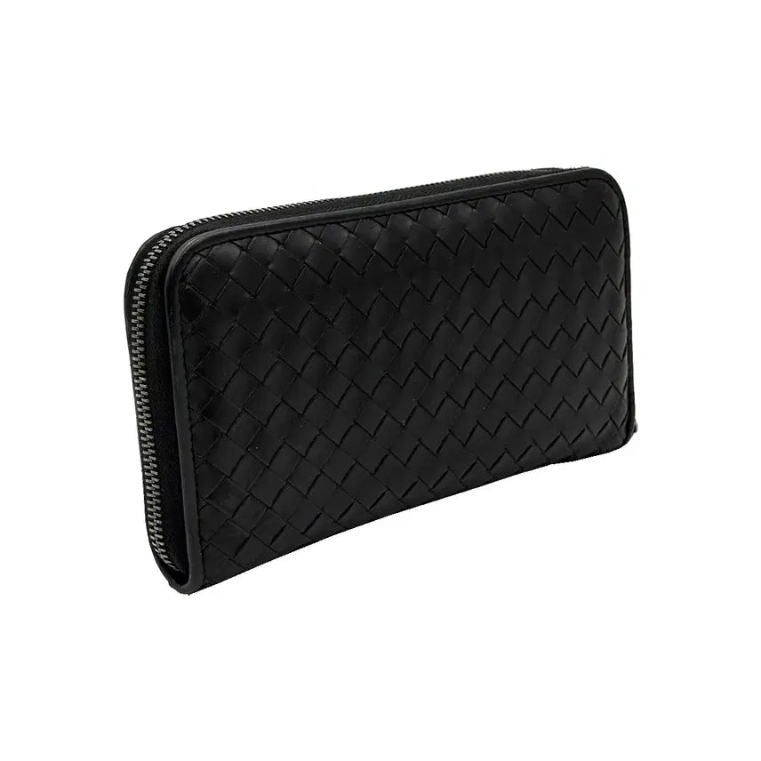 [BUNJANG] Bottega Veneta Black VN Calfskin Zip Around Long Wallet / 보테가베네타 510643 블랙 VN 카프스킨 지퍼 어라운드 장지갑