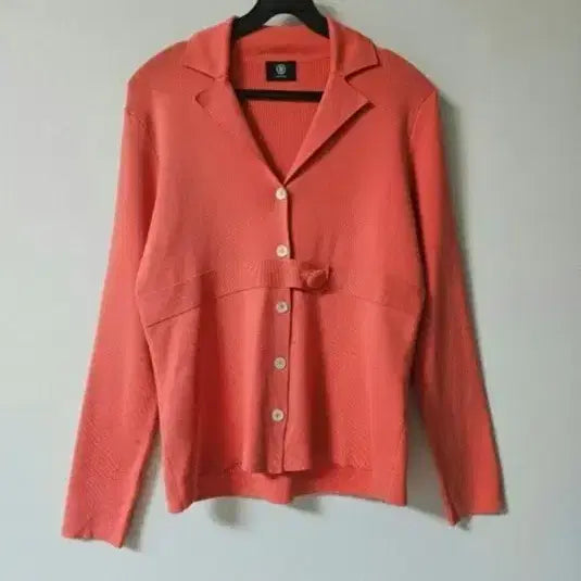 [BUNJANG] BOGNER Silk Blend Coral Tone Blouse / 실크80% 이태리 보그너 95사이즈