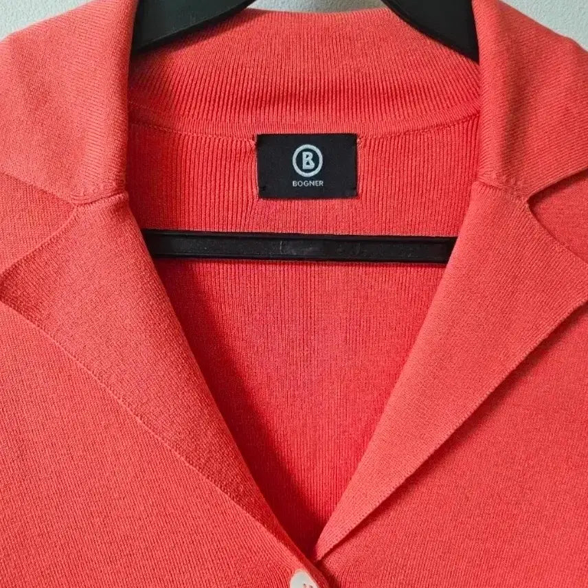 [BUNJANG] BOGNER Silk Blend Coral Tone Blouse / 실크80% 이태리 보그너 95사이즈