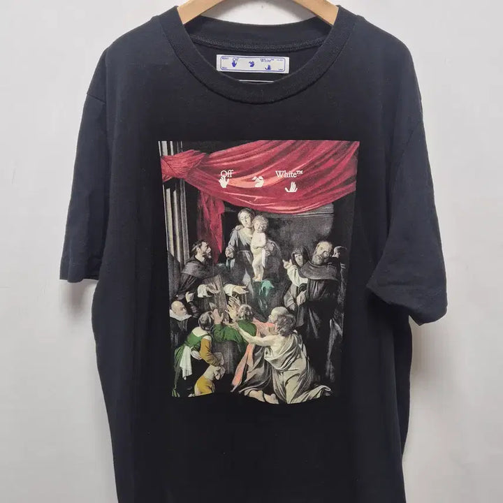 [BUNJANG] Off-White Caravaggio Short Sleeve T-Shirt / (185) (정품) 오프화이트 카라바조 반팔티셔츠