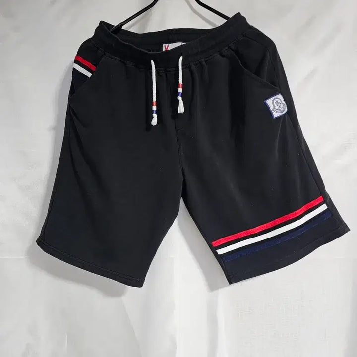 [BUNJANG] Moncler Genuine Black Shorts / 몽클레어 정품 불랙 반바지
