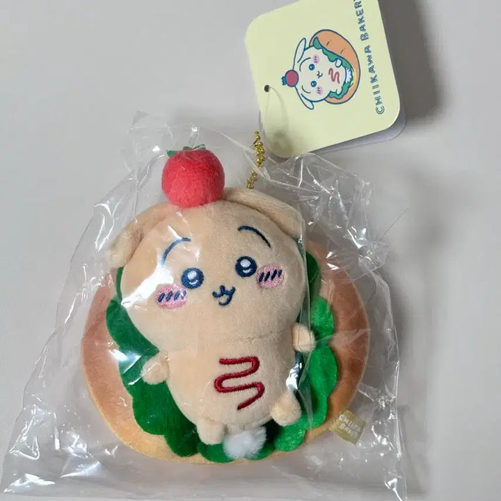 [BUNJANG] Chiikawa Usagi Sandwich Mascot Plush Toy (Sealed) / 치이카와 베이커리 우사기 샌드위치 마스코트 미개봉 누이 인형