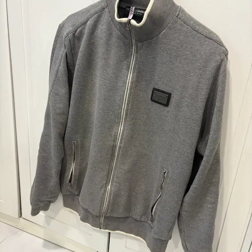 [BUNJANG] Dolce &amp; Gabbana Gym Collection Grey Jersey Zip-Up Jacket Size 48 / [48] 돌체앤가바나 짐 컬렉션 그레이 져지 집업 자켓