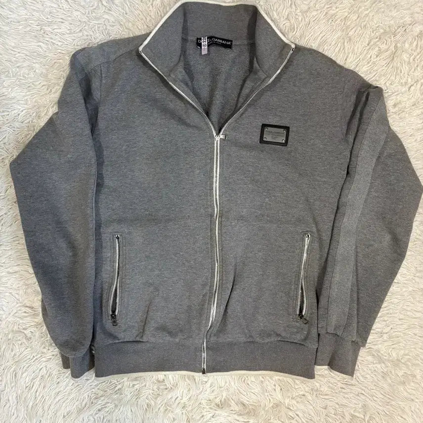 [BUNJANG] Dolce &amp; Gabbana Gym Collection Grey Jersey Zip-Up Jacket Size 48 / [48] 돌체앤가바나 짐 컬렉션 그레이 져지 집업 자켓