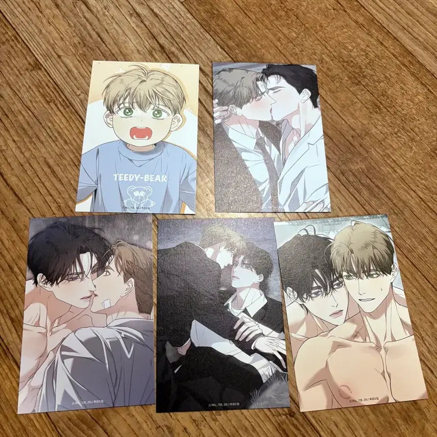 [BUNJANG] Fantasyte Kiss Me If You Can KEEPFAN Postcard Bundle Set / 판타지트 콜카 키스미이프유캔 키이프 구매특전 엽서 5종 일괄
