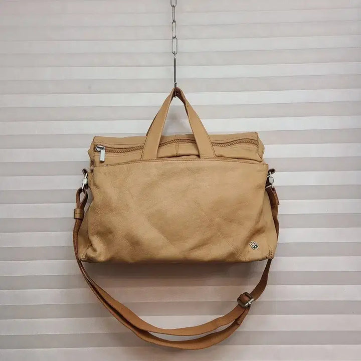 [BUNJANG] Mandarina Duck Cowhide Leather 3-Way Bag / 만다리나덕> 소가죽 3way 백
