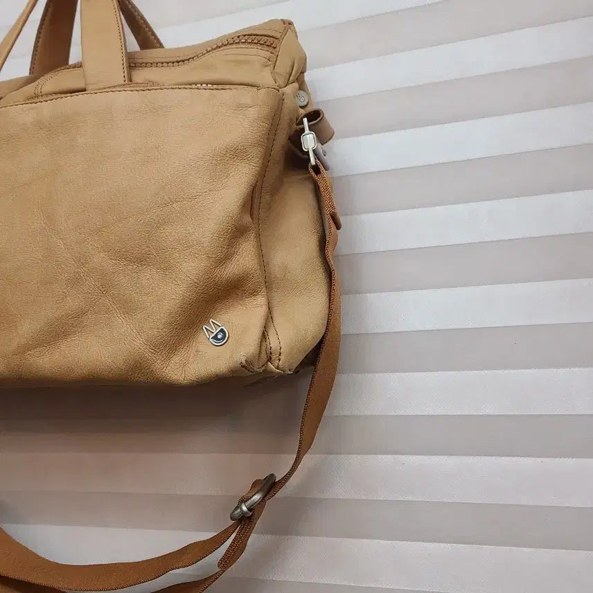 [BUNJANG] Mandarina Duck Cowhide Leather 3-Way Bag / 만다리나덕> 소가죽 3way 백