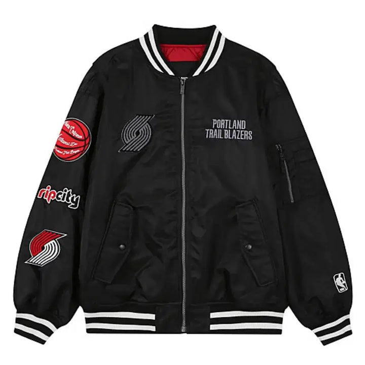 [BUNJANG] NBA Portland Trail Blazers MA-1 Jacket (Large) / NBA 포틀랜드 MA-1 L (105)