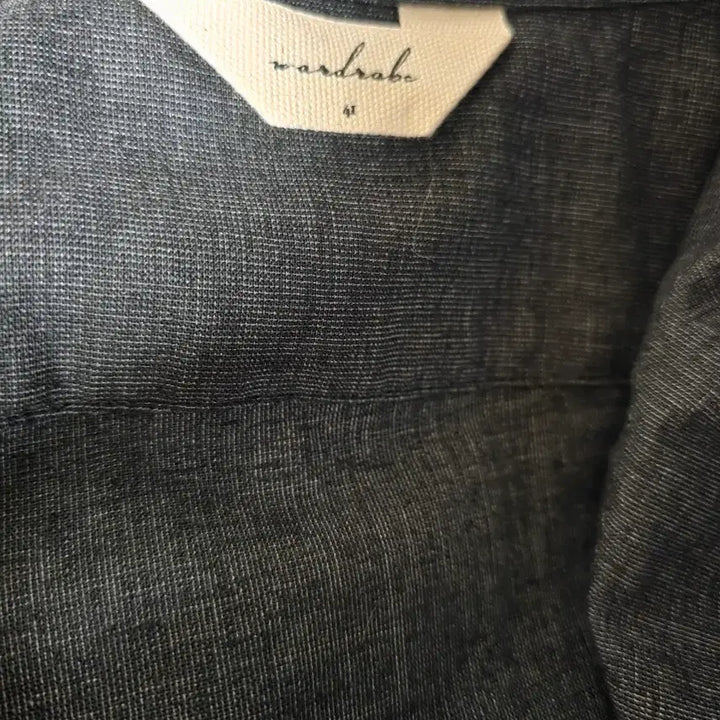 [BUNJANG] Wardrobe41 Ville Shirt - Mélange Black (M) / (M)워드로브41 빌레 셔츠 멜란지 블랙 wardrobe41 ville