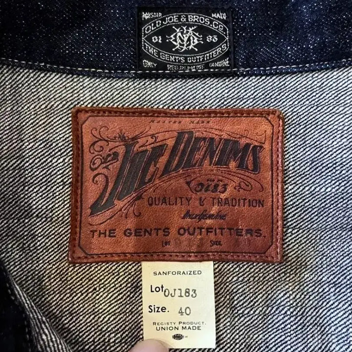 [BUNJANG] Old Joe Signature Model Type 1st Denim Jacket - Size 40 / 올드조 데님 자켓 40