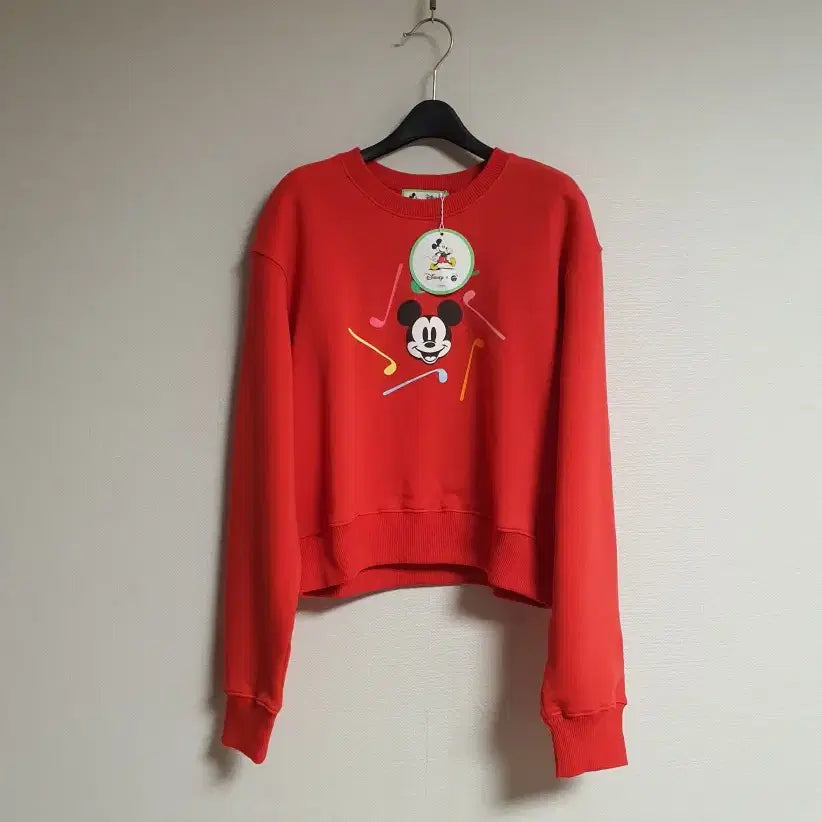 [BUNJANG] PIVVEE Golf Disney Sweatshirt T-Shirt (Free Size) / 피브비 골프 PIVVEE 디즈니 맨투맨 티셔츠 프리사이즈  새상품 정품