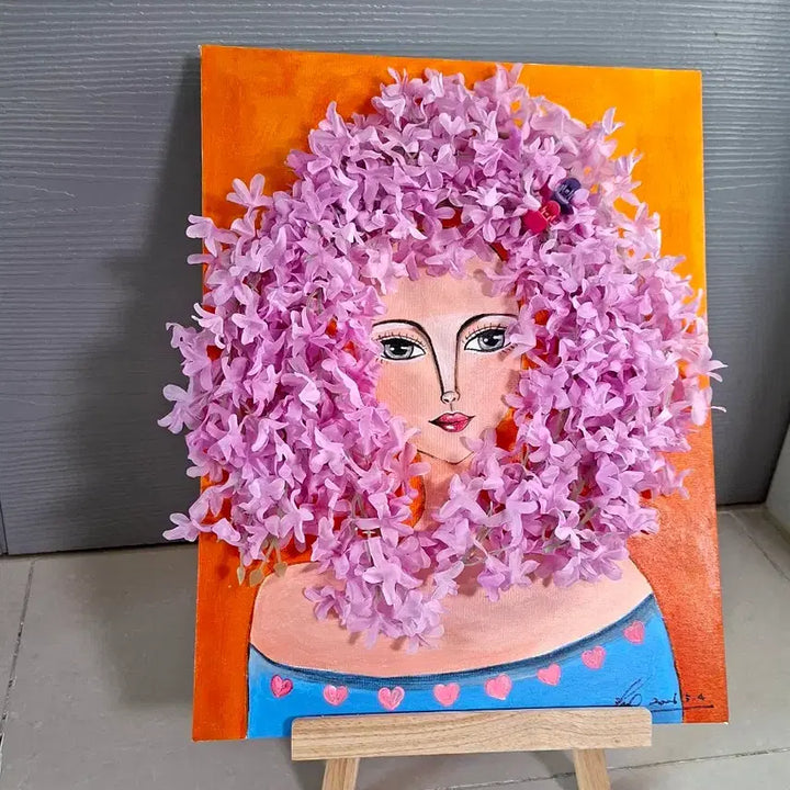 [BUNJANG] Woman with Flowers Painting / 향기의 여인 개업,집들이