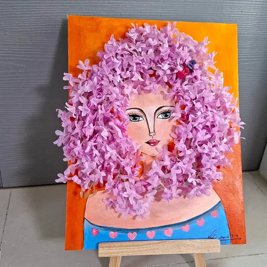 [BUNJANG] Woman with Flowers Painting / 향기의 여인 개업,집들이