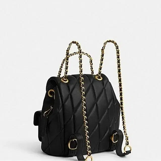 [BUNJANG] Coach Tabby Backpack Black Nappa Leather / [새상품]코치 태비 백팩 /블랙