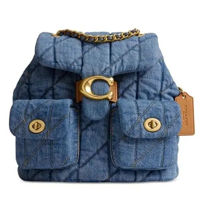 [BUNJANG] Coach Tabby Backpack Denim / [~6/30 5만원힐인] 코치 태비 백팩 / 데님