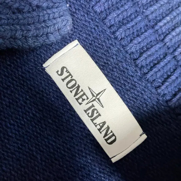 [BUNJANG] Stone Island Zip-Up Cardigan Navy / [M] 스톤아일랜드 집업 가디건 네이비