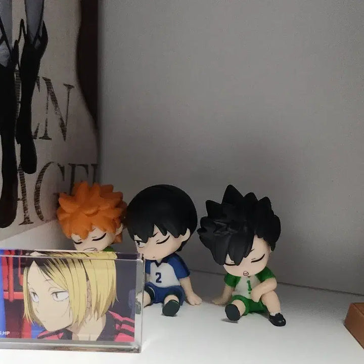 [BUNJANG] Haikyuu!! Shoulder Bump Figure &amp; Acrylic Block Set / 하이큐 어깨쿵 피규어,아크릴 블럭