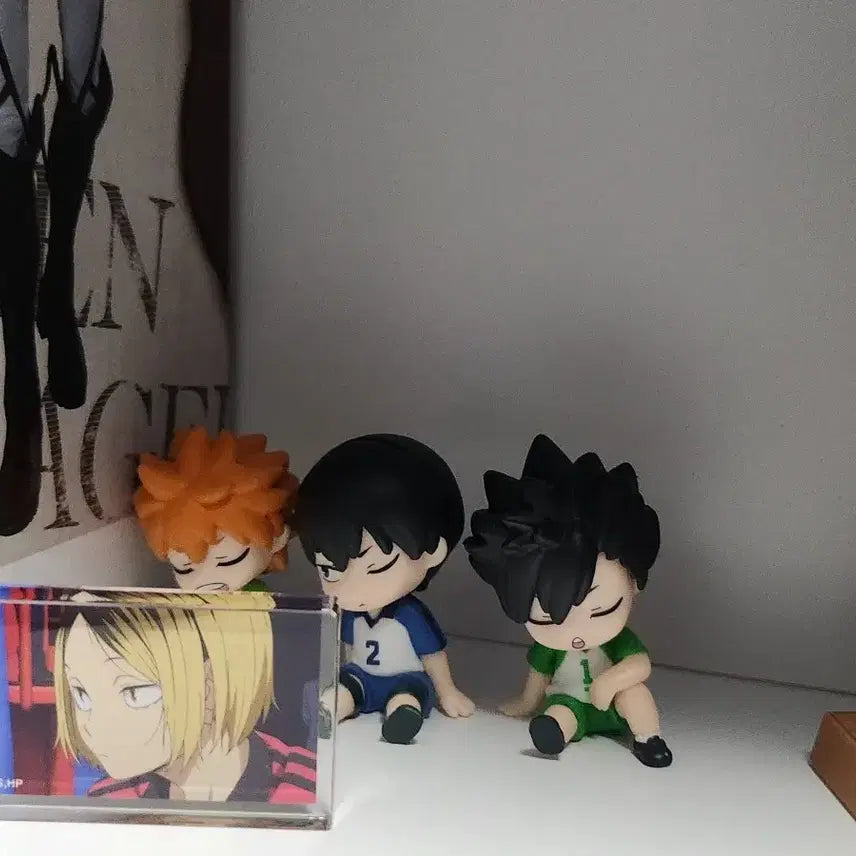 [BUNJANG] Haikyuu!! Shoulder Bump Figure &amp; Acrylic Block Set / 하이큐 어깨쿵 피규어,아크릴 블럭