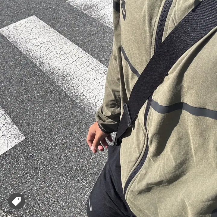 [BUNJANG] Nike Tech Woven Full Zip Windrunner Jacket Medium Olive Black / 나이키 테크 윈드러너 우븐 풀 집 자켓 미디움 올리브 블랙 - 아시아