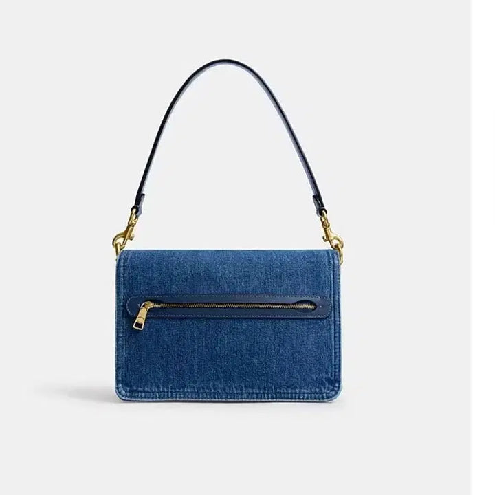 [BUNJANG] Coach Tabby Shoulder Bag Denim Deep Blue / [새상품] 코치 태비 숄더백 /데님